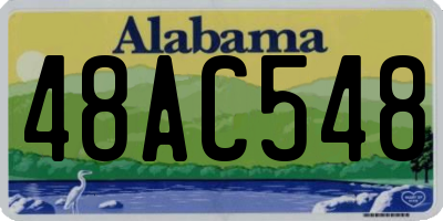 AL license plate 48AC548