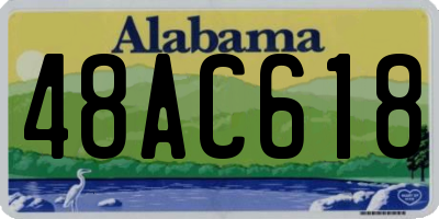 AL license plate 48AC618