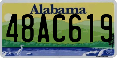 AL license plate 48AC619