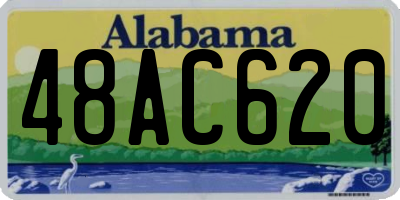 AL license plate 48AC620