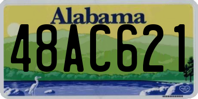 AL license plate 48AC621