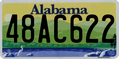 AL license plate 48AC622