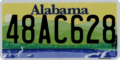 AL license plate 48AC628