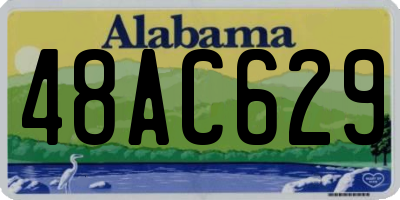 AL license plate 48AC629