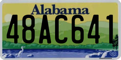 AL license plate 48AC641