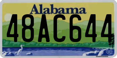AL license plate 48AC644