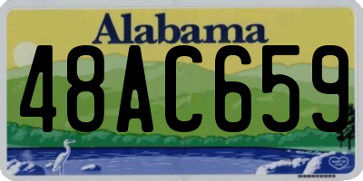 AL license plate 48AC659