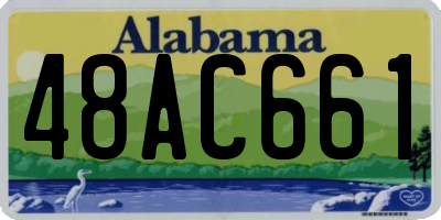 AL license plate 48AC661