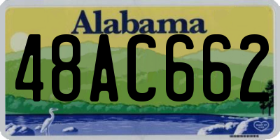 AL license plate 48AC662