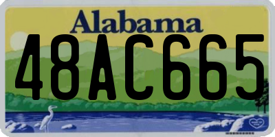 AL license plate 48AC665