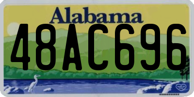 AL license plate 48AC696