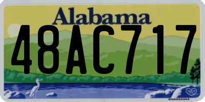 AL license plate 48AC717