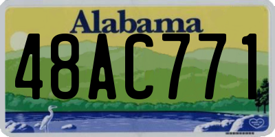 AL license plate 48AC771