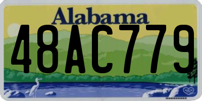 AL license plate 48AC779