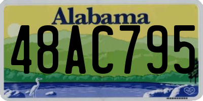 AL license plate 48AC795