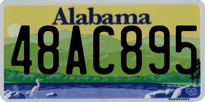 AL license plate 48AC895