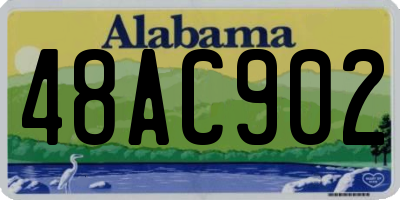 AL license plate 48AC902