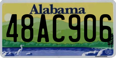 AL license plate 48AC906