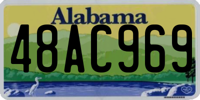 AL license plate 48AC969