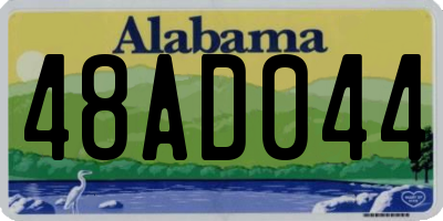AL license plate 48AD044