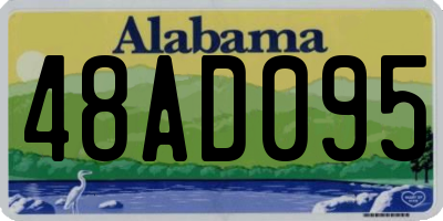 AL license plate 48AD095