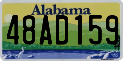 AL license plate 48AD159