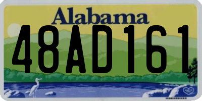 AL license plate 48AD161