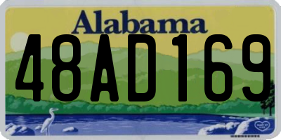 AL license plate 48AD169