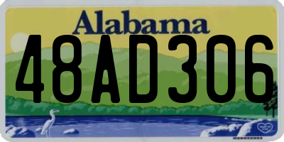 AL license plate 48AD306