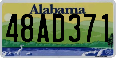 AL license plate 48AD371