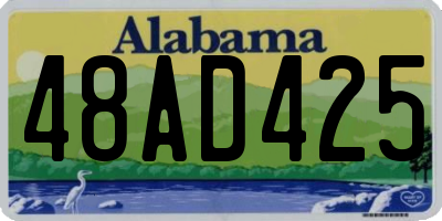 AL license plate 48AD425