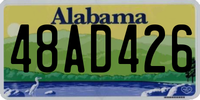 AL license plate 48AD426