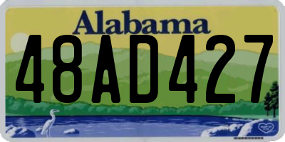 AL license plate 48AD427