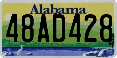 AL license plate 48AD428