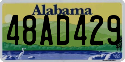 AL license plate 48AD429
