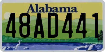 AL license plate 48AD441