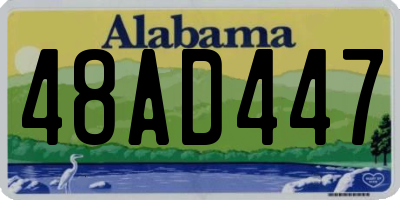 AL license plate 48AD447