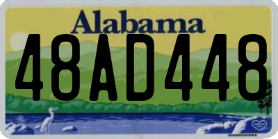 AL license plate 48AD448