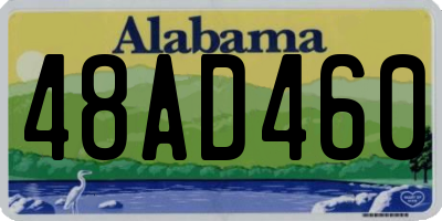 AL license plate 48AD460