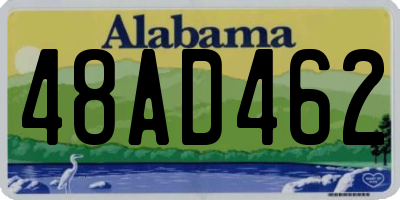 AL license plate 48AD462