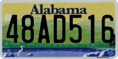 AL license plate 48AD516