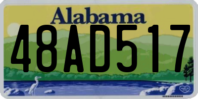 AL license plate 48AD517