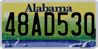 AL license plate 48AD530
