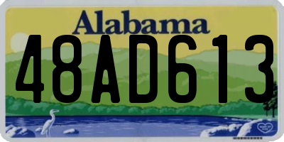 AL license plate 48AD613
