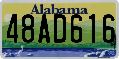AL license plate 48AD616