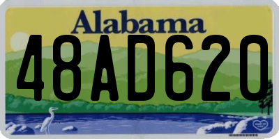 AL license plate 48AD620
