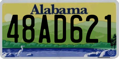 AL license plate 48AD621