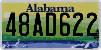 AL license plate 48AD622