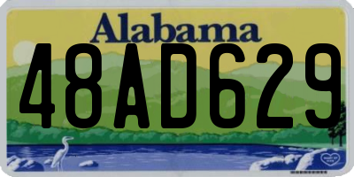 AL license plate 48AD629