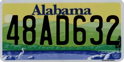 AL license plate 48AD632